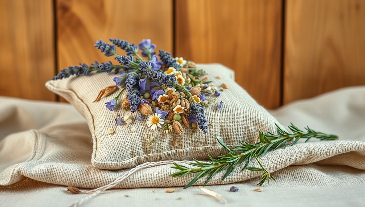Как сделать лечебную подушку с травами: мастер-класс и рецепты
