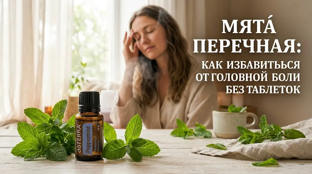 Мята перечная: как избавиться от головной боли без таблеток