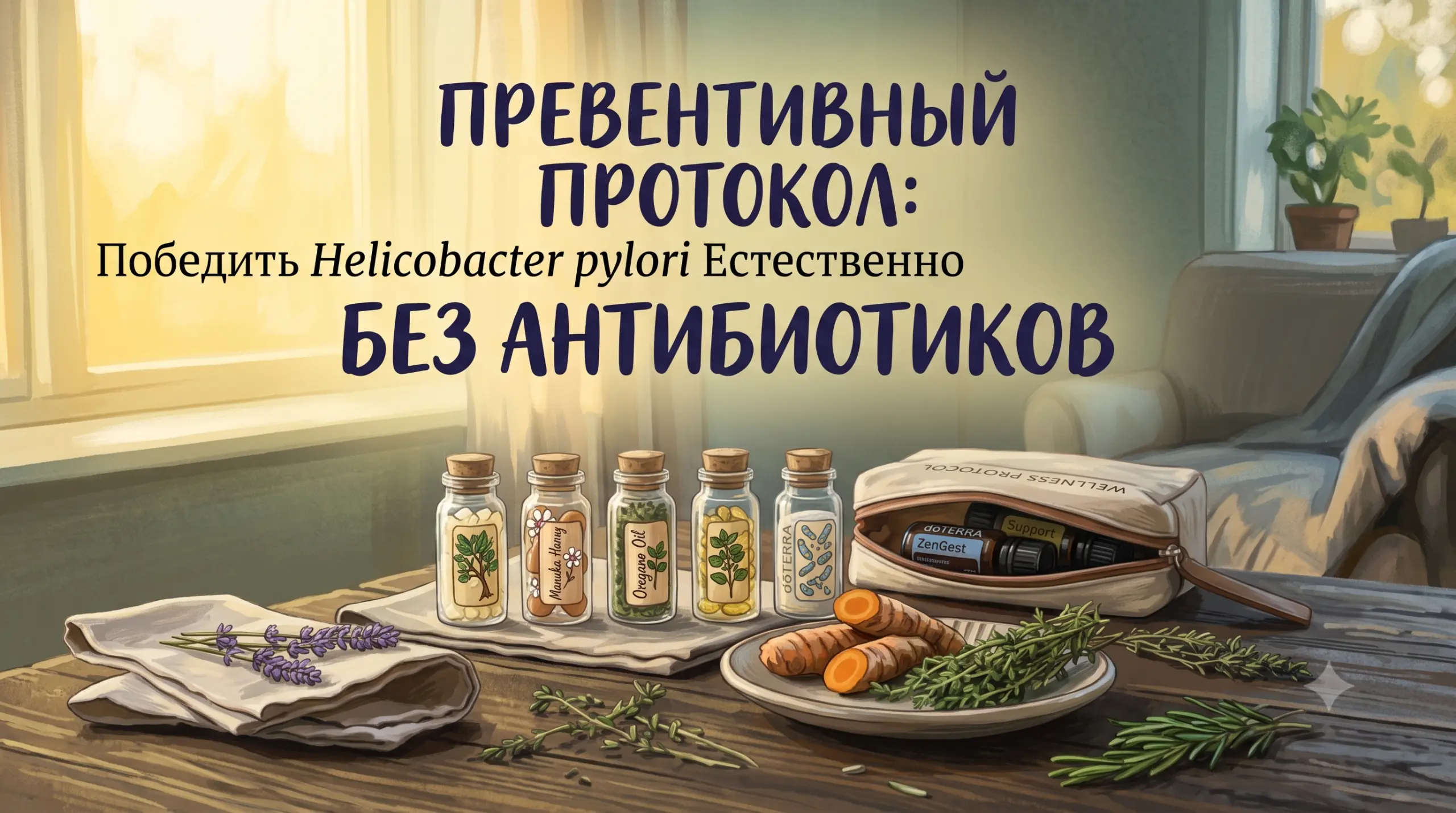 Превентивный протокол против Helicobacter pylori: как победить бактерию без антибиотиков