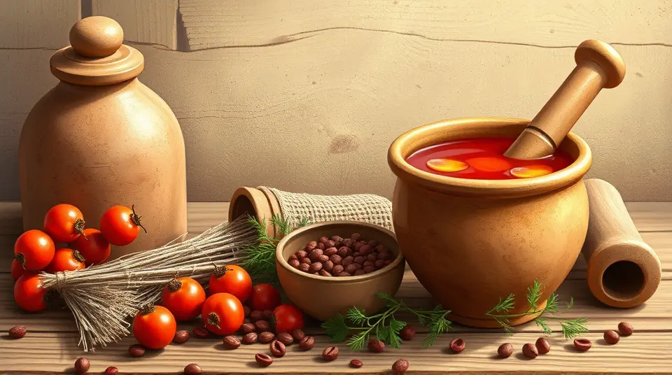 Целебный настой из шиповника и семян фенхеля для пищеварения